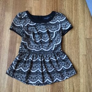 Akira Chicago black label size M peplum top